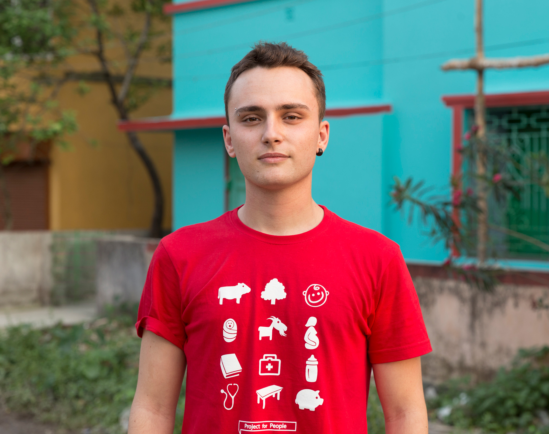 Moda solidale T Shirt Uomo Project for People